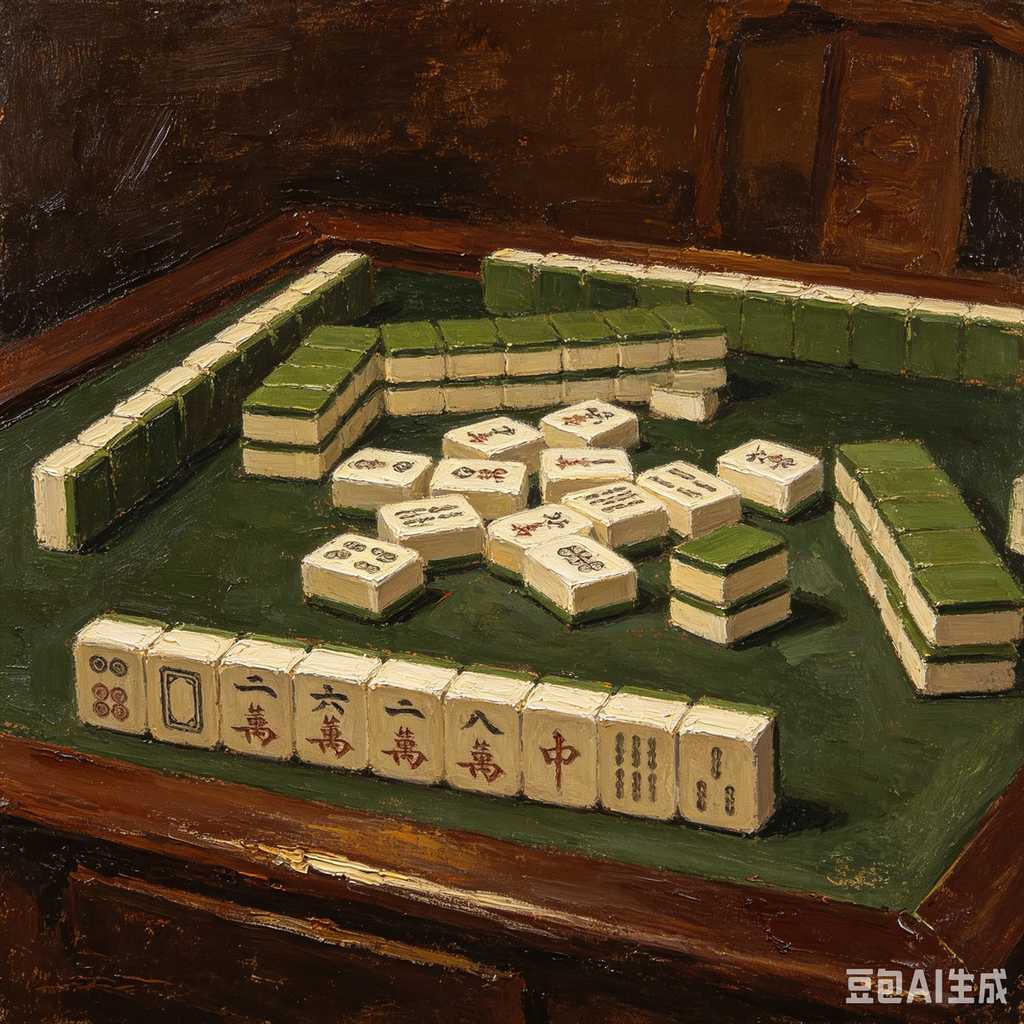 oem custom printed mahjong set